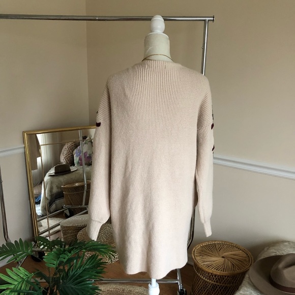 Strut & Bolt | Embroidered Sleeve Cardigan Sz L - Picture 8 of 8